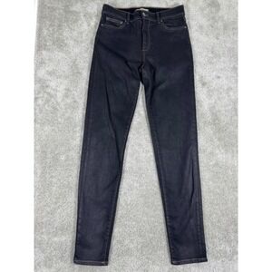 Principle Denim Innovators Sparkler Skinny Jeans Dark Indigo Coated Size 28